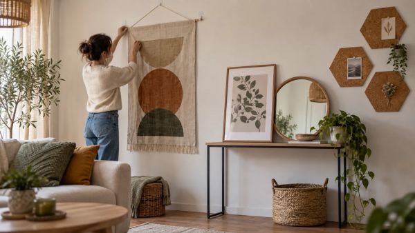 Habiller un mur sans travaux ni perçage grâce à des astuces durables