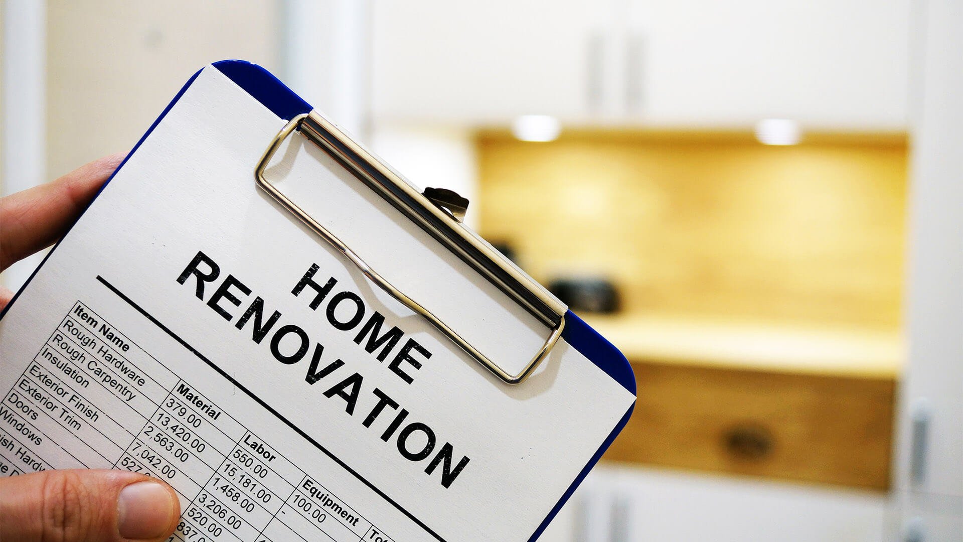 How to estimate renovation costs