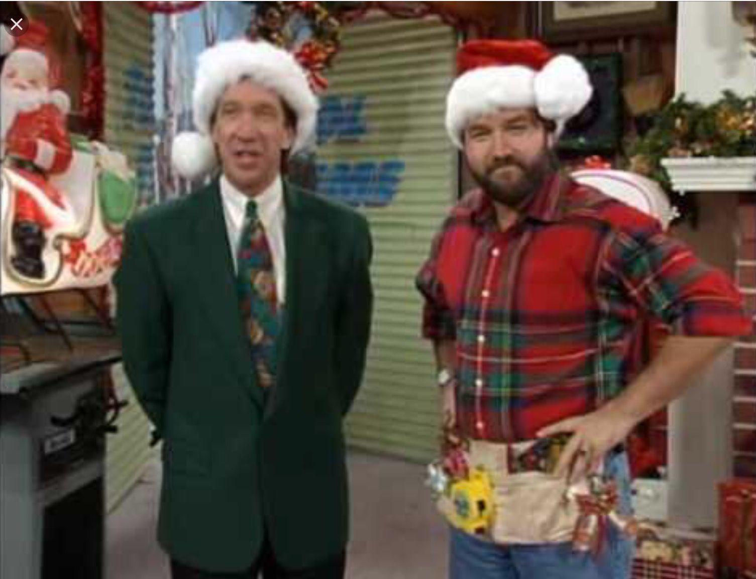 What home improvement episode does the whole family come for christmas